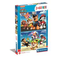 Clementoni Supercolor Puzzel Paw Patrol 2x60 Stukjes - thumbnail