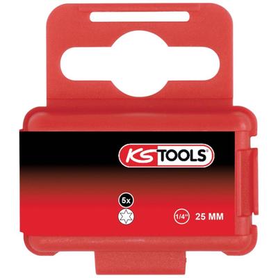 KS Tools 911.3500 9113500 Torx-bit T 40 Speciaal staal Vernikkeld C 6.3 5 stuk(s)