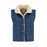Florez - Blauw | Dames | Gilet | Blauw | 3XL | regular | Kamst mode