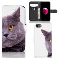 iPhone 7 | 8 | SE (2020) | SE (2022) | Telefoonhoesje | Met pasjeshouder | Kat