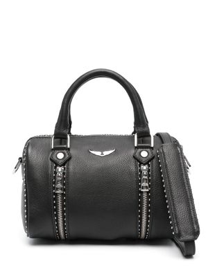 Zadig&Voltaire petit sac à main en cuir à logo - Noir