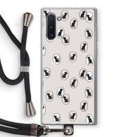 Miauw: Samsung Galaxy Note 10 Transparant Hoesje met koord