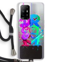 Dream: Oppo A94 5G Transparant Hoesje met koord