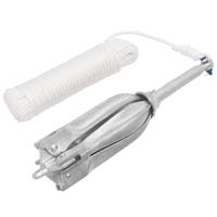 VidaXL Anker met touw inklapbaar 12 kg thermisch verzinkt gietijzer