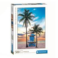 Clementoni legpuzzel kunstwerken caféterras bij nacht, 500st.