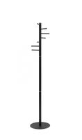 MAUL kapstok Caurus metaal, hoogte 177 cm, 7 ophangrails, zwart RAL9004