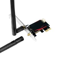 LogiLink WL0248 WiFi-steekkaart PCI-Express, Bluetooth, WiFi 2.4 GBit/s - thumbnail