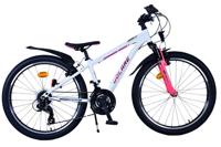 Volare xc race kinderfahrrad - 24 zoll - 21 gänge - weiß rosa
