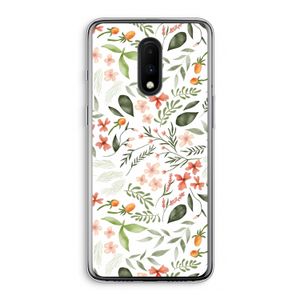 Sweet little flowers: OnePlus 7 Transparant Hoesje