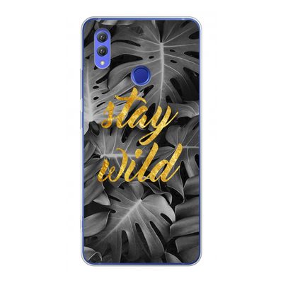 Stay wild: Honor Note 10 Transparant Hoesje