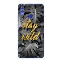 Stay wild: Honor Note 10 Transparant Hoesje