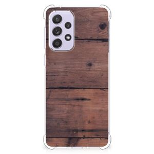 Samsung Galaxy A33 Stevig Telefoonhoesje Old Wood