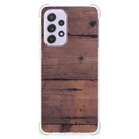 Samsung Galaxy A33 Stevig Telefoonhoesje Old Wood - thumbnail