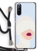 Incognito: Sony Sony Xperia 10 III Transparant Hoesje met koord