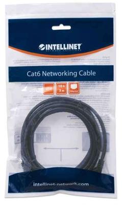 Intellinet 342070 netwerkkabel Zwart 3 m Cat6 U/UTP (UTP)