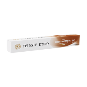 Celeste d'Oro - Finest Espresso Strong - 10 cups