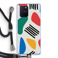 Illustratieve pop 1: Samsung Galaxy Note 10 Lite Transparant Hoesje met koord