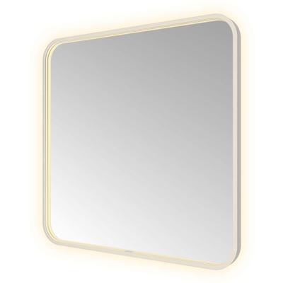 Hotbath &MORE Spiegel direct en indirect LED spiegelverwarming color changing dimbaar met afstandsbediening RVS 316 SSQ80IX