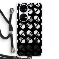 Musketon Skulls: Huawei P50 Transparant Hoesje met koord