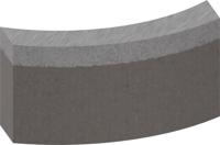 Bosch Accessoires Segmenten voor PRO boorkroon voor nat boren | 42 x 10 mm | 1 1/4 inch UNC | 4-delig - 2608601747
