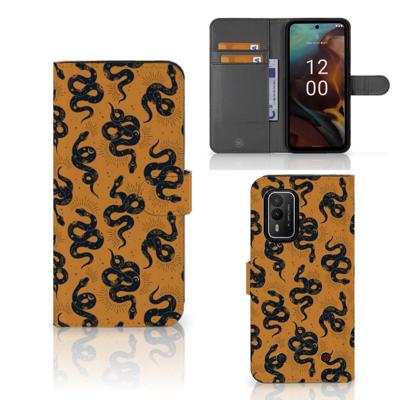 Telefoonhoesje | Met pasjeshouder | voor Nokia XR21 Snakes