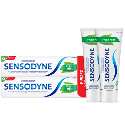 Sensodyne Fresh Mint Tandpasta 2x75ml