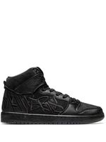 Nike x FAUST baskets montantes SB Dunk - Noir