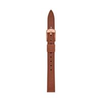 Horlogeband Fossil S121028 Leder Bruin 12mm