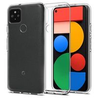 Antislip Google Pixel 5 TPU Hoesje - Doorzichtig - thumbnail