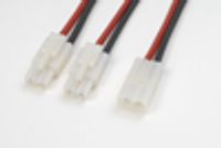 Y-kabel serieel Tamiya, silicone kabel 14AWG (1st) - thumbnail