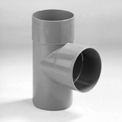 T-stukken grijs 90 80mm