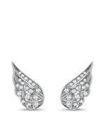 Pragnell boucles d'oreilles Tiara en or blanc 18ct à diamants - Argent