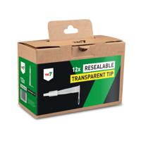 Tec7 Hersluitbare Hangtuit Transparant (doosje 12 stuks) - 599409290
