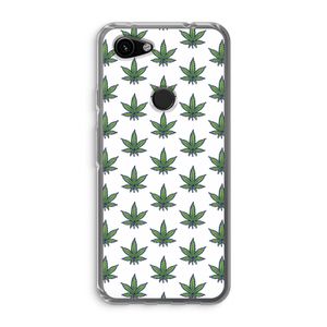 Weed: Google Pixel 3a Transparant Hoesje