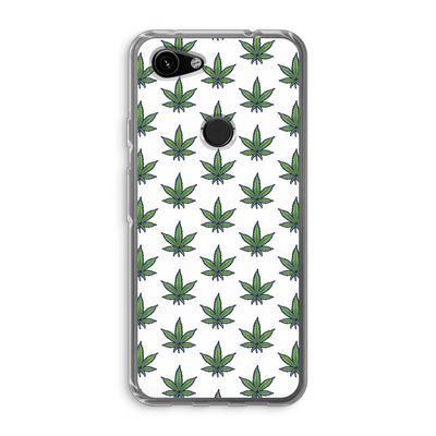 Weed: Google Pixel 3a Transparant Hoesje