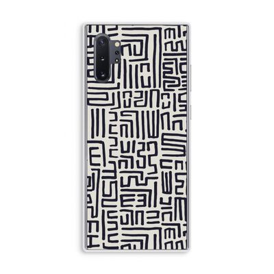 Moroccan Print: Samsung Galaxy Note 10 Plus Transparant Hoesje