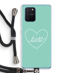 Best heart pastel: Samsung Galaxy Note 10 Lite Transparant Hoesje met koord