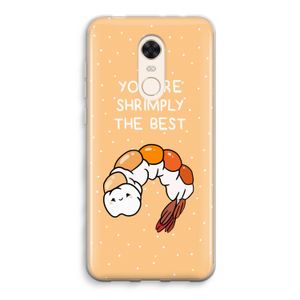 You're Shrimply The Best: Xiaomi Redmi 5 Transparant Hoesje