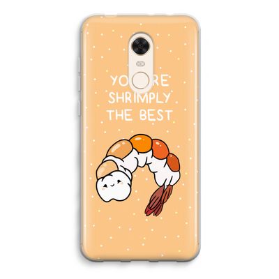 You're Shrimply The Best: Xiaomi Redmi 5 Transparant Hoesje