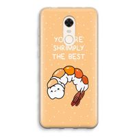 You're Shrimply The Best: Xiaomi Redmi 5 Transparant Hoesje