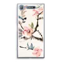 Japanse bloemen: Sony Xperia XZ1 Transparant Hoesje