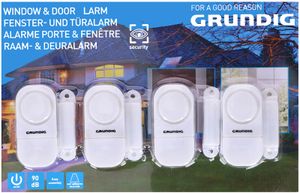 Grundig Raam- en deuralarm - 4 stuks