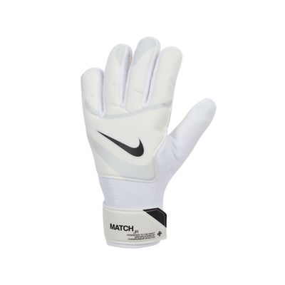 Nike Match Keepershandschoenen Kids Wit Grijs Zwart Nike Match Keepershandschoenen Kids Wit Grijs Zwart