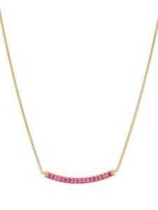 David Yurman collier Petite Pavé Bar en or 18ct