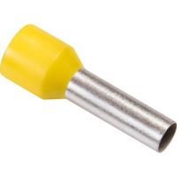 Eindaderhulzen geisoleerd 6,0 mm 20.0/12.0 mm geel 100 stuks