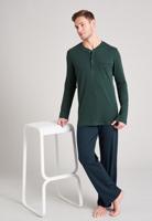 Schiesser Schiesser heren pyjama lang 175640 dark green