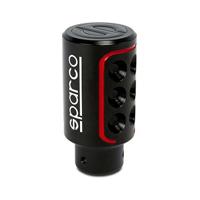 Versnellingspookknop Sparco SPC RACING Zwart/Rood