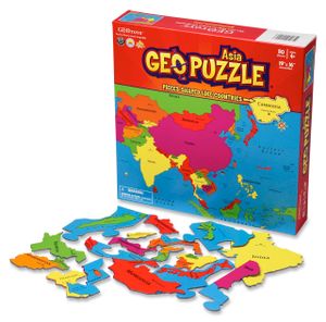 Kinderpuzzel GeoPuzzle Asia - Azië | GEOtoys