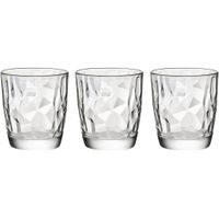 9x Stuks tumbler waterglazen/sapglazen Diamond 305 ml