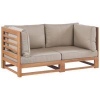 Beliani TRANI - Tuinsofa-Lichte houtkleur-FSC® gecertificeerd acaciahout